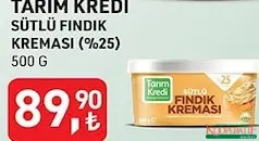 TARIM KREDİ SÜTLÜ FINDIK KREMASI 500 G TARIM KREDİ SÜTLÜ FINDIK KREMASI 500 G